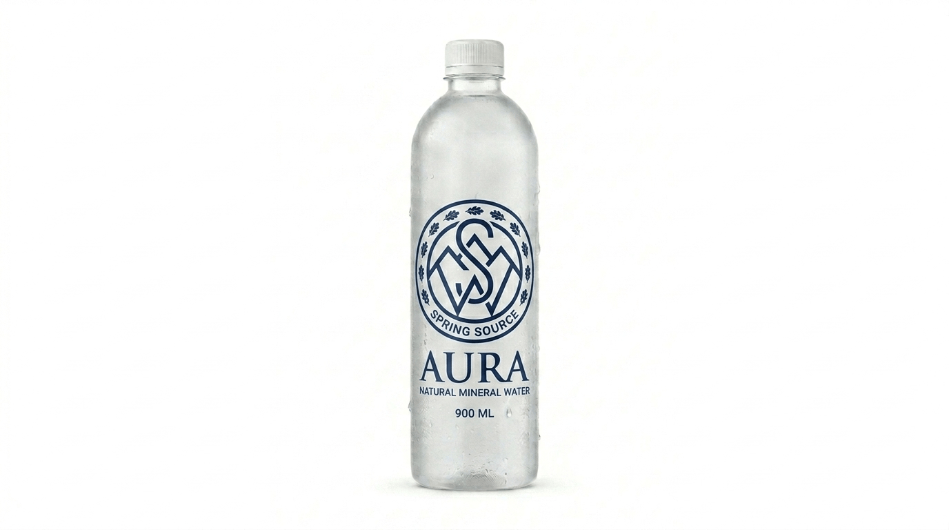 Custom branded water bottle for hotels